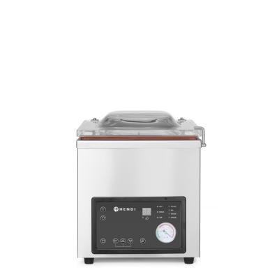 Vakuový balicí stroj - komora, HENDI, Profi Line, těsnicí lišta 350 mm, 230V/750W, 450x555x(H)480mm | 975275